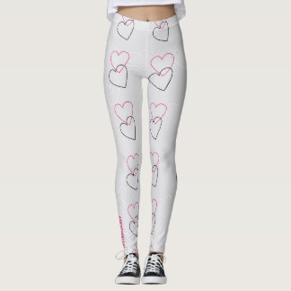 Medias Outline Linked Hearts: Minimalista