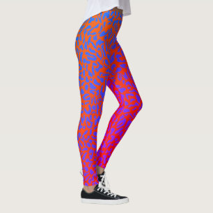 Medias psicodélicas con estampado de leopardo