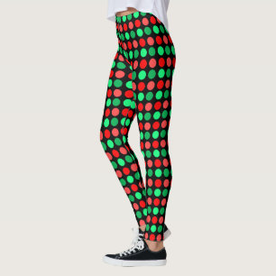 Medias punteadas navideñas de moda
