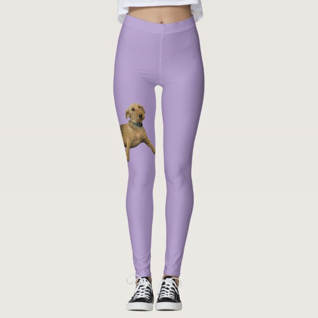Medias Purple Airedale (Anverso)
