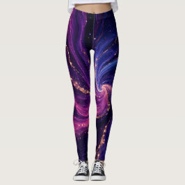 Medias Purple Galaxy | Ropa Deportiva Nebulosa Cós