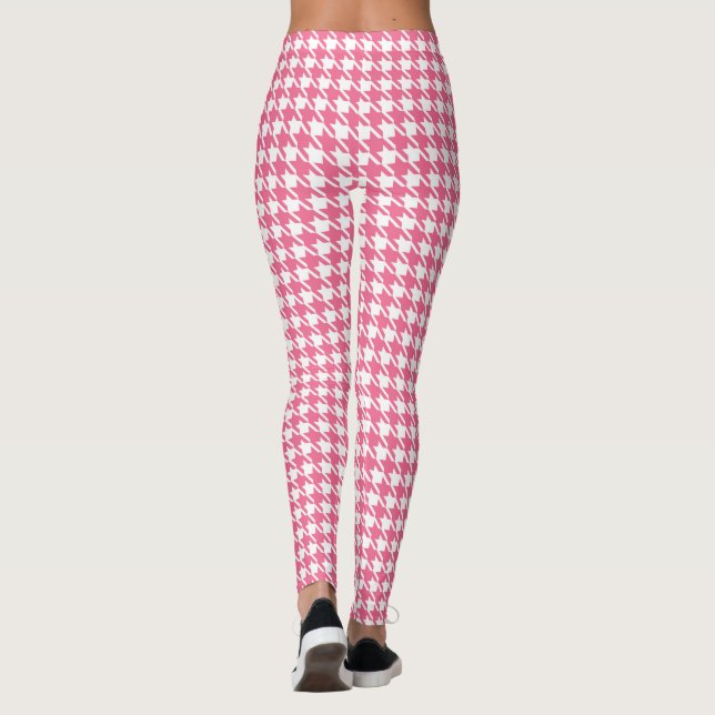Medias Retro de Cuadros Rosa (Reverso)
