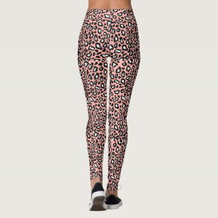 Medias Retro de Leopardo Rosa