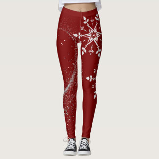 Medias rojas de Navidad con estilo .