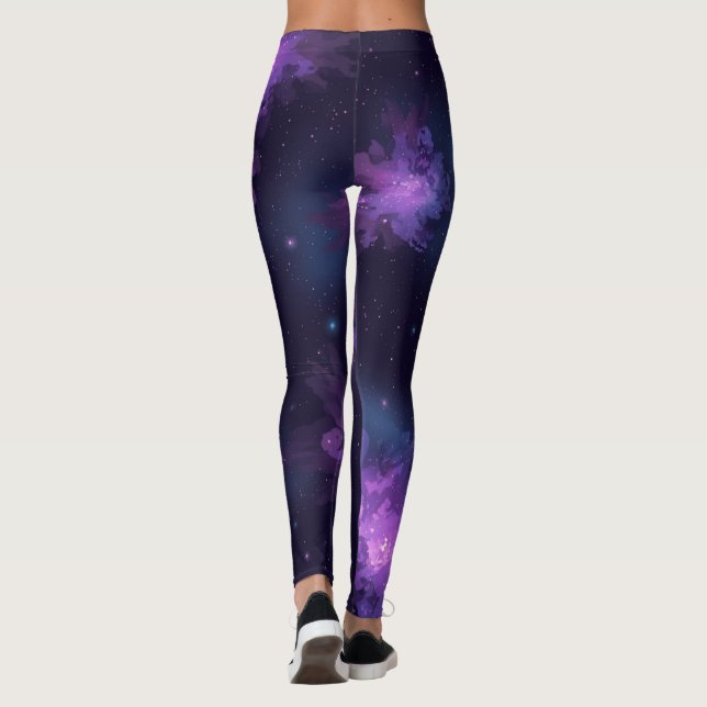 Medias Seamless Cosmic Galaxy Nebulosa Estrellas S (Reverso)