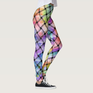 Medias tejidas arco iris -