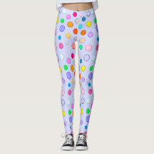 Medias Violet Multi Dots