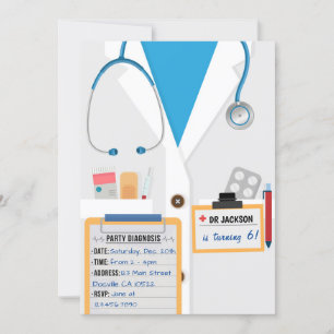 Médica Azul cruje invitación a fiesta de cumpleaño