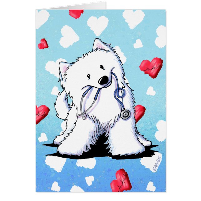Médica de KiniArt Samoyed (Frente)