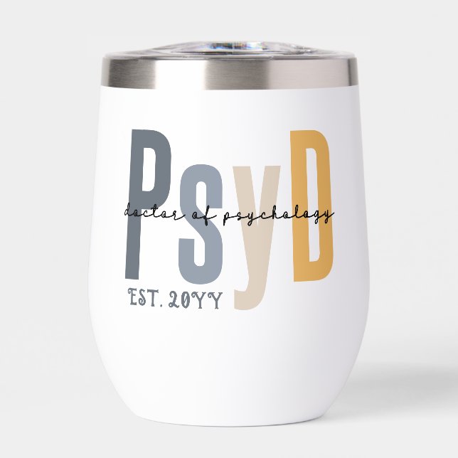 Médica de PsyD personalizado de graduación de Psic (Frente)