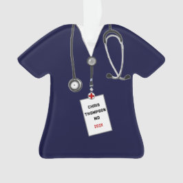 Médica Graduación Keepsake 2024 Ornamento