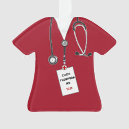 Médica Graduación Keepsake 2024 Ornamento