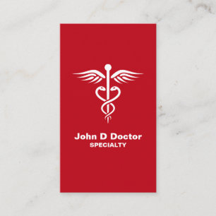 médica médico rojo o tarjetas de visita de atenc