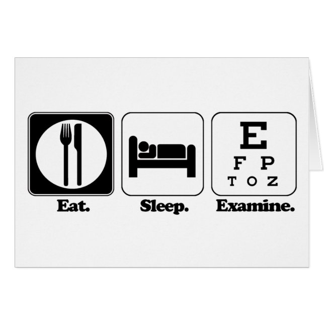 médica ocular para examinar el sueño (Anverso (Horizontal))