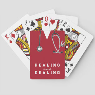 médica regalos de novedad jugando cartas