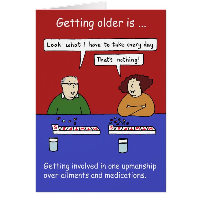 Medicaciones y humor de las dolencias (Frente)