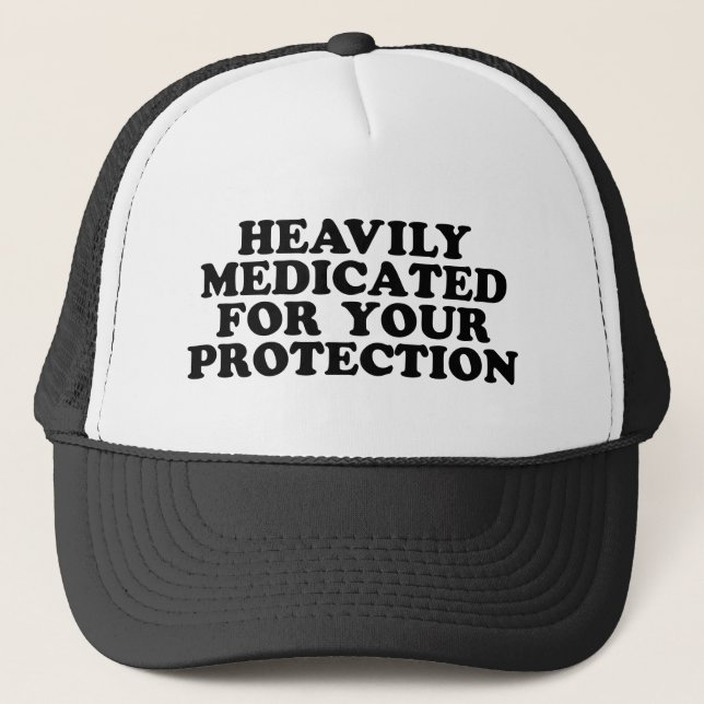 Medicado pesadamente para su gorra de la (Anverso)