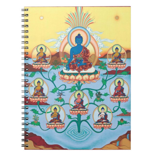 Medicina Buddhas - amos del CUADERNO 8 de la cura (Frente)