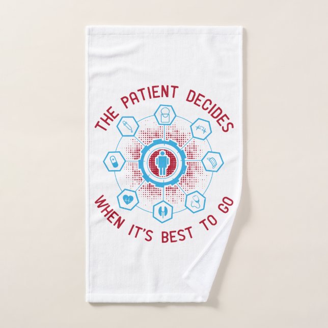 Medicina - El Paciente Decide Cuándo Ir (Toalla de mano)