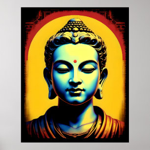 Medición de la pared de arte moderno de Buda