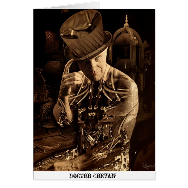 Médico Crevan Steampunk Cyborg (Frente)