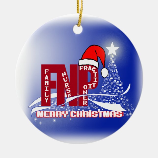 MÉDICO DE LA ENFERMERA DE LA FAMILIA DEL ORNAMENTO (Frente)