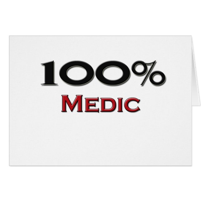 Médico del 100 por ciento (Anverso (Horizontal))
