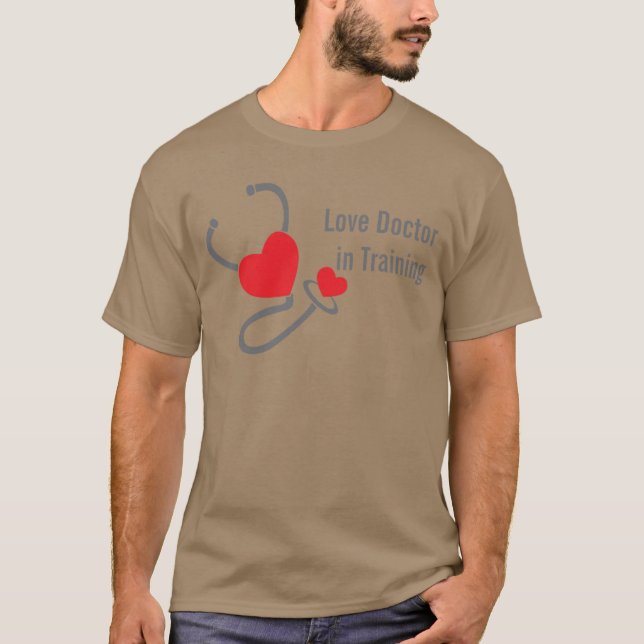 Médico del amor en camiseta del corazón del (Anverso)