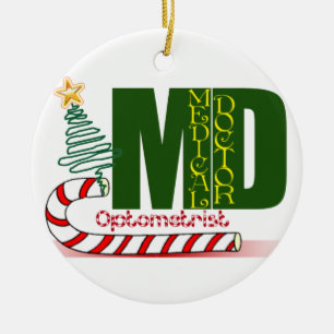 MÉDICO DEL MD DEL ORNAMENTO DEL NAVIDAD DEL