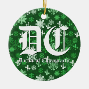 Médico del ornamento del navidad de la