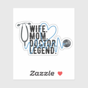 Médico Mamá, Médico Y Enfermera, Pegatina Médico