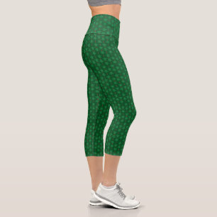 Medid Mod Garland Green High Waisted Capri Legging