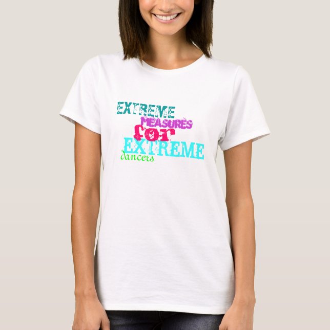 medidas extremas para las camisetas quemadas de ba (Anverso)