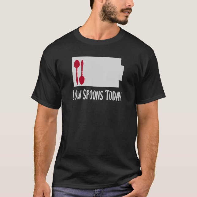 Medidor de batería Spoonie - Camisa de baja intens (Anverso)