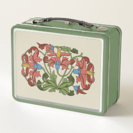 Medieval Flowers Metal Lunchbox