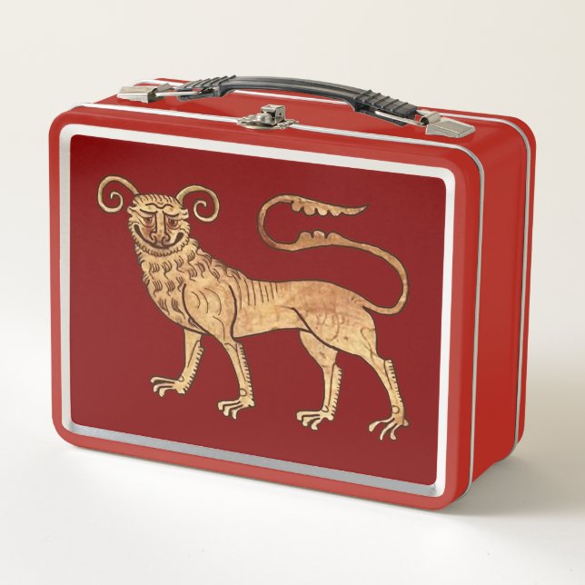 Medieval Manticore Metal Lunchbox (Anverso)