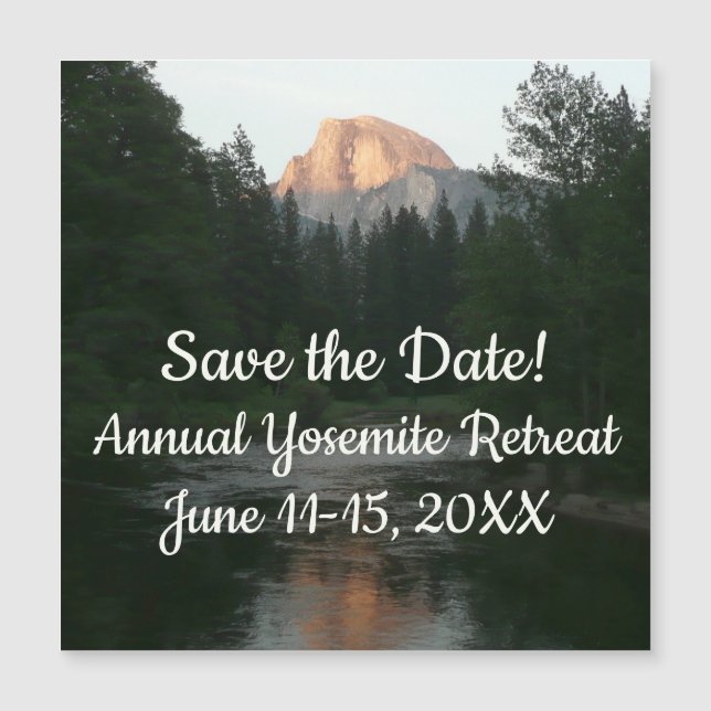 Medio atardecer de doma en el Parque Nacional Yose (Anverso)