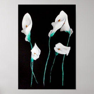 Medio de impresión Poster Lilies 24x20