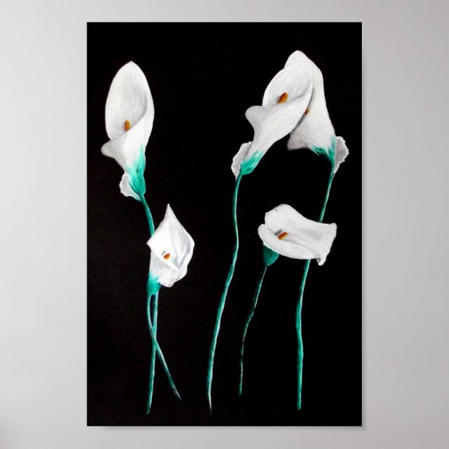 Medio de impresión Poster Lilies 24x20 (Frente)