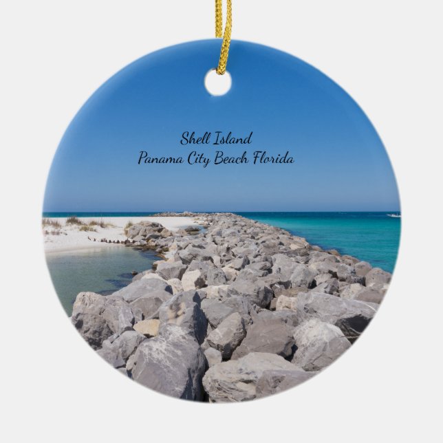 Medio Del Ornamento Del Círculo De La Isla De Shel (Frente)