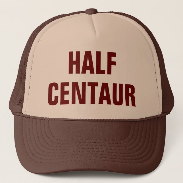 Medio gorra del camionero del Centaur (Anverso)