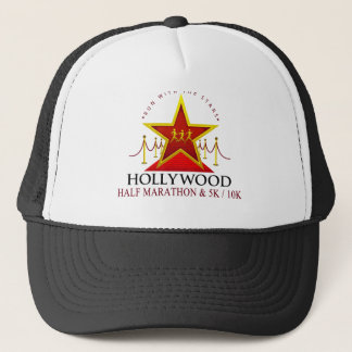 Medio gorra del camionero del maratón de Hollywood