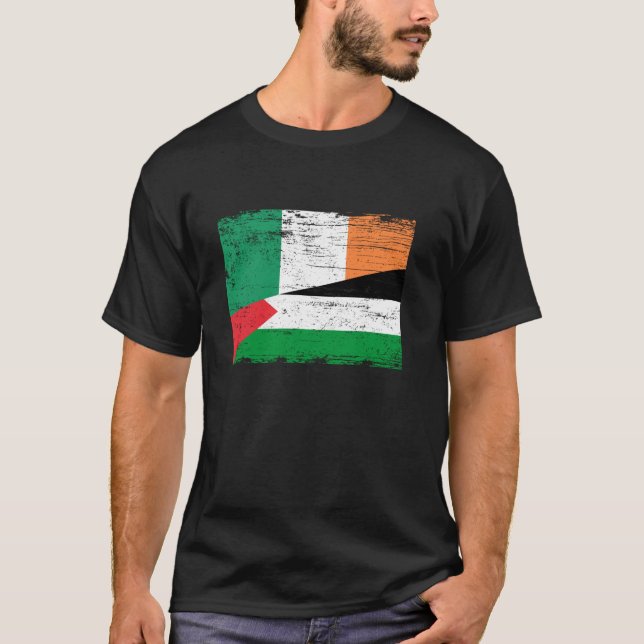 Medio Irlandés mitad Camisa Palestina (Anverso)