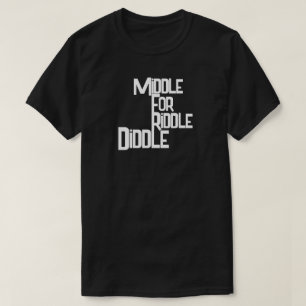 Medio para la camiseta de Riddle Diddle