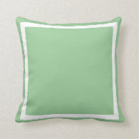medio sólido suave polvo azul verde liso almohada