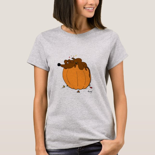 Mediodía durmiendo en una calabaza Camisetas (Anverso)