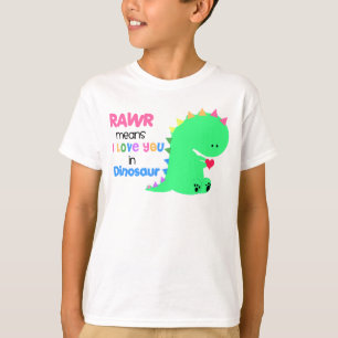 Medios de Rawr te amo en la camisa #2 del