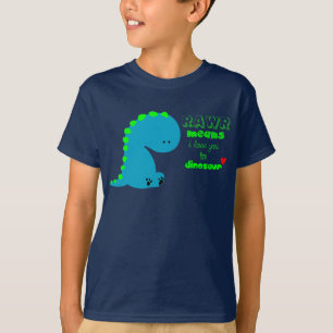 Medios de Rawr te quiero en camisa del DINOSAURIO