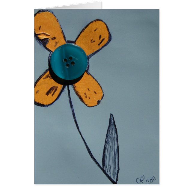 Medios mixtos de flor naranja (Frente)