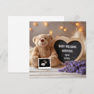 Medios sociales de la Invitación del bebé Lavender